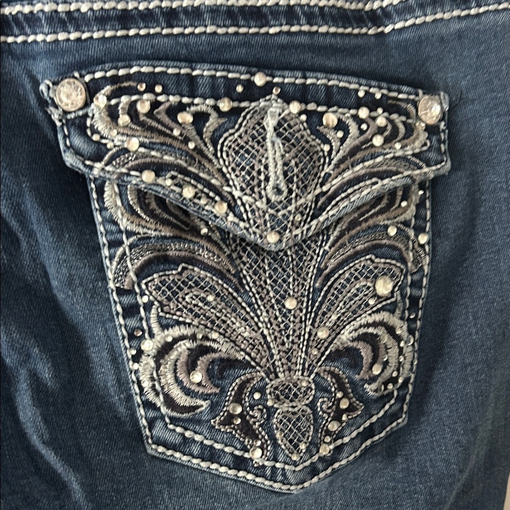 Apt. 9 Women's Dark Blue Boot Cut Jeans - Picture 7 of 10